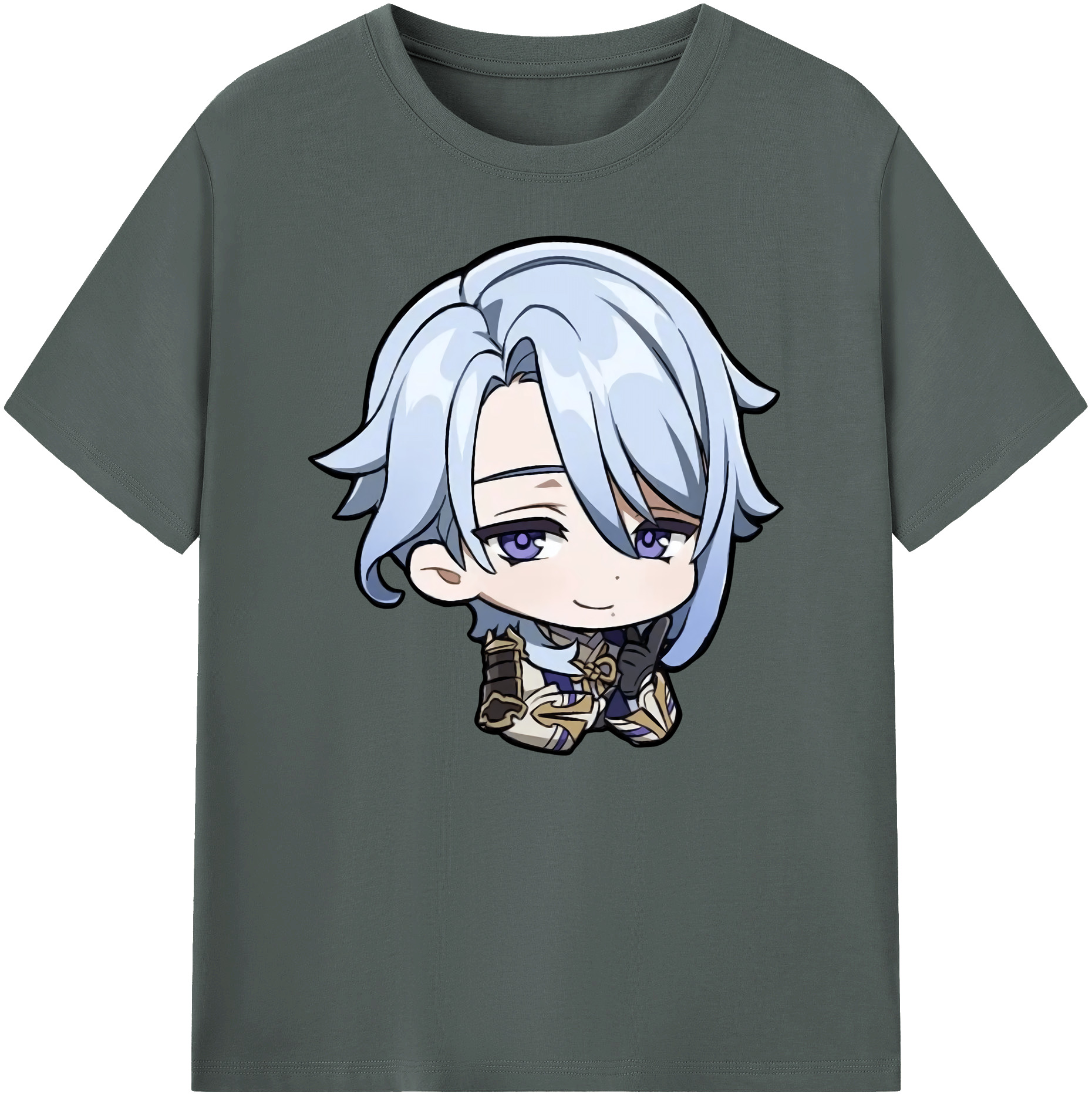げんし神 神里綾人 かみさとあやと genshin Kamisato Ayato 綿100％ メンズ半袖Tシャツ｜肌触りやわらか＆通気性